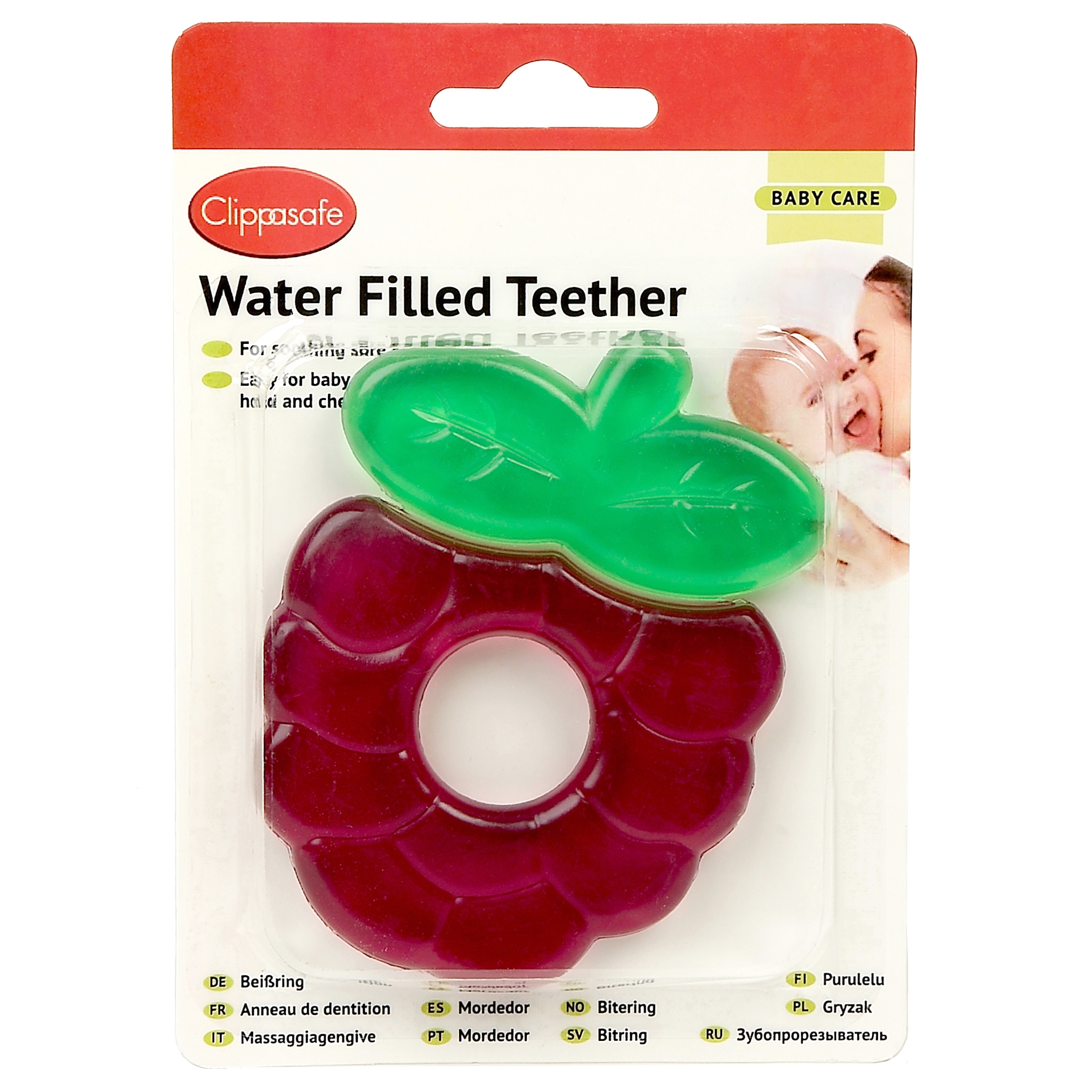 Water Filled Teether Berry Shape Clippasafe