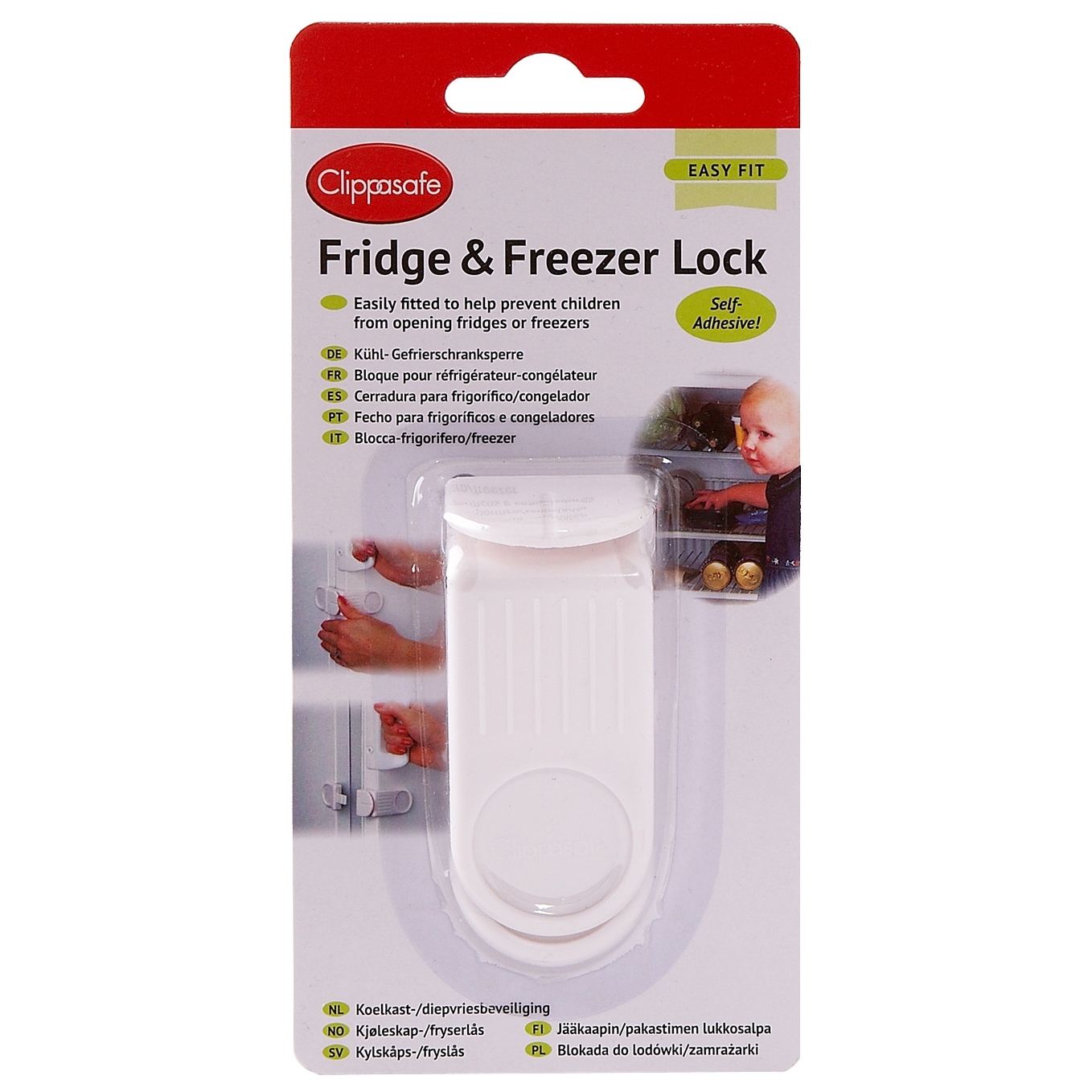 Jola's House 2 Pack Refrigerator Door Locks Double Button Adhesive Fridge Lock with Keys, File Drawer Lock, Child Proof Freezer Door Lock and Child Baby Safety