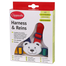 Teddy Designer Harness (with Reins & Anchor Straps) Multicolour
