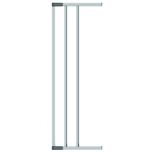 Swing Shut Extendable Gate Extension 18cm -Silver