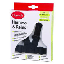Harness & Reins (with Anchor Straps) - Black