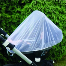 Clippasafe Pram & Carrycot Insect Net White Mesh Mosquito Repellent Cove Screen. 